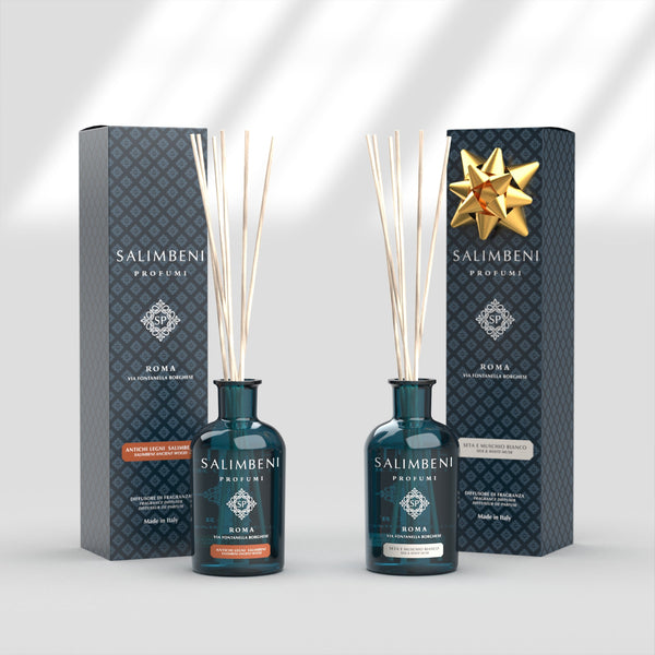 250 ml Antiek Hout Geurstokjes + 250 ml Zijde en Witte Muskus Geurstokjes GRATIS