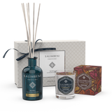 Cadeaupakket NAAR KEUZE (250 ml Founders Selection Geurstokjes + 190gr Founders Selection Geurkaars)