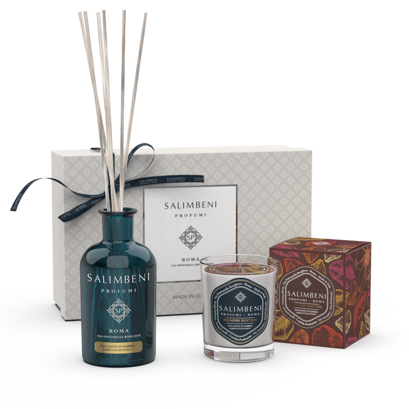 Cadeaupakket NAAR KEUZE (250 ml Founders Selection Geurstokjes + 190gr Founders Selection Geurkaars)