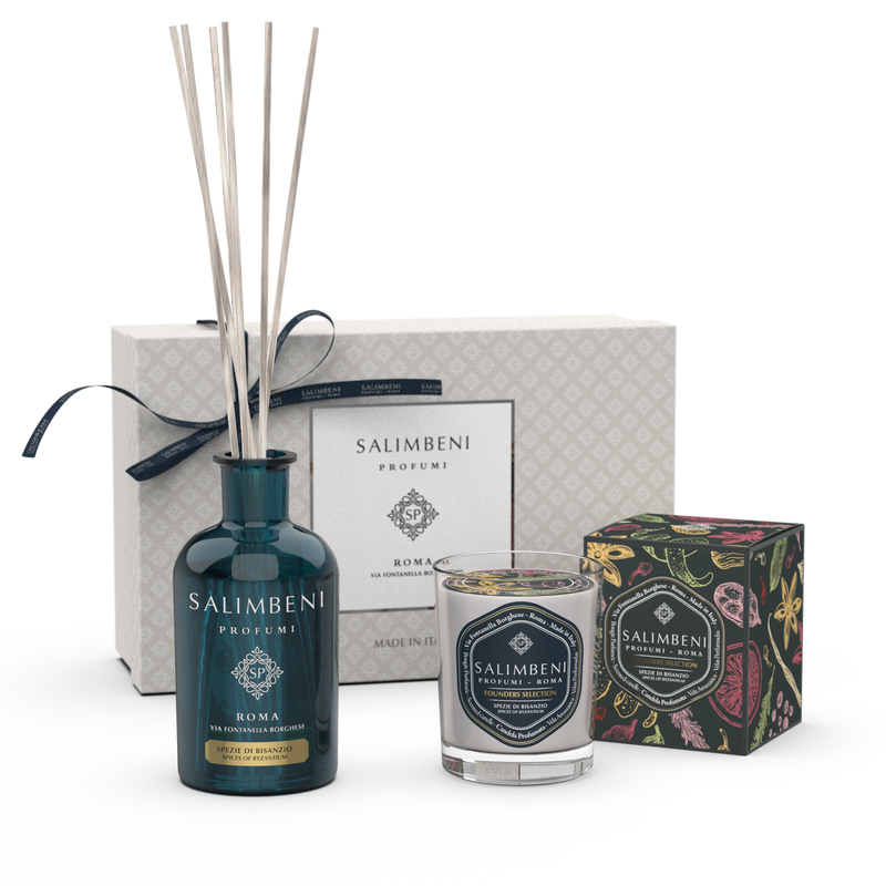 Cadeaupakket NAAR KEUZE (250 ml Founders Selection Geurstokjes + 190gr Founders Selection Geurkaars)