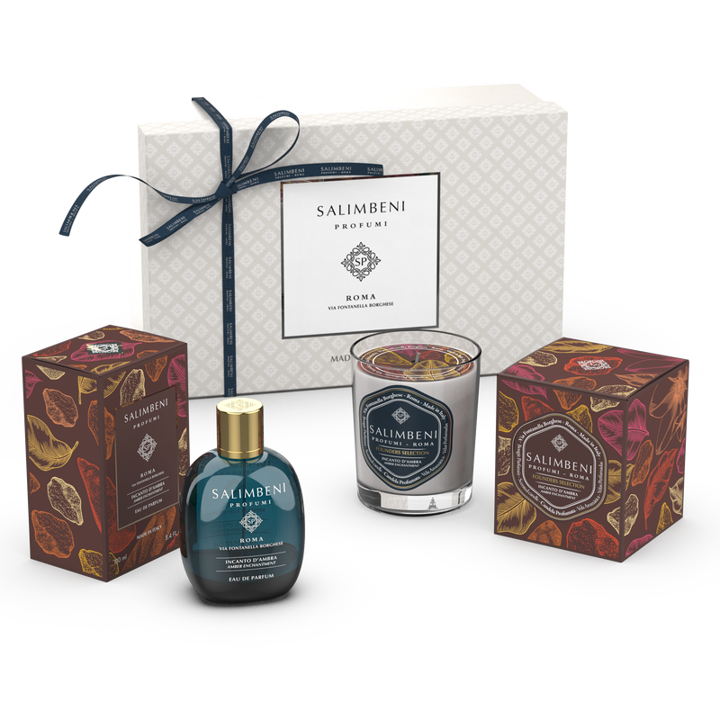 Cadeaupakket NAAR KEUZE (100 ml Eau de Parfum + 190gr Founders Selection Geurkaars)