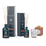 250 ml Geurstokjes (geur naar keuze) + 100ml Geurstokjes (met dezelfde geur) + 190gr Geurkaars GRATIS  (met dezelfde geur)