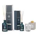 250 ml Geurstokjes (geur naar keuze) + 100ml Geurstokjes (met dezelfde geur) + 190gr Geurkaars GRATIS  (met dezelfde geur)