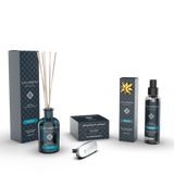 100ml Geurstokjes (GEUR NAAR KEUZE) + Autoparfum (dezelfde geur) + 150 ml Huisparfum Spray GRATIS (dezelfde geur)