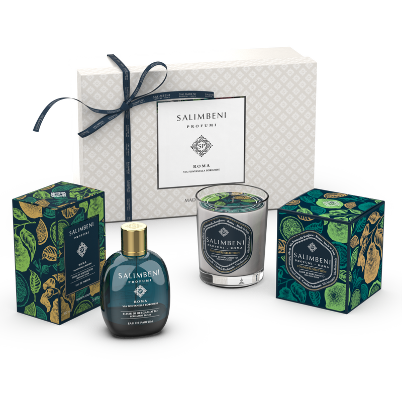 Cadeaupakket NAAR KEUZE (100 ml Eau de Parfum + 190gr Founders Selection Geurkaars)