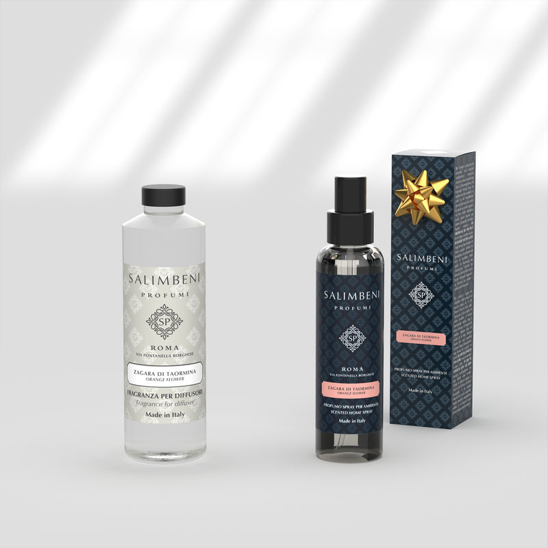 Taormina Oranjebloessem (Navulling 250 ml + Huisparfum 150 ml)
