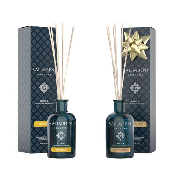 100 ml Bittere Citrus Geurstokjes + 100 ml Notenhout en Bruyère Geurstokjes om GRATIS TE PROBEREN