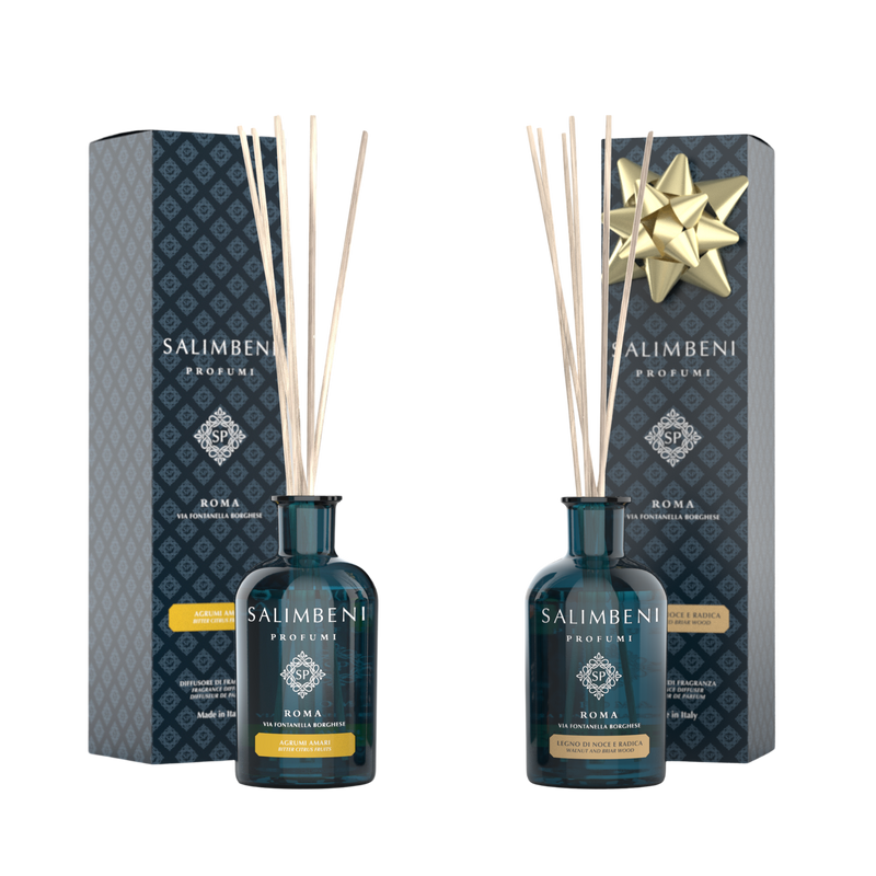 100 ml Bittere Citrus Geurstokjes + 100 ml Notenhout en Bruyère Geurstokjes om GRATIS TE PROBEREN