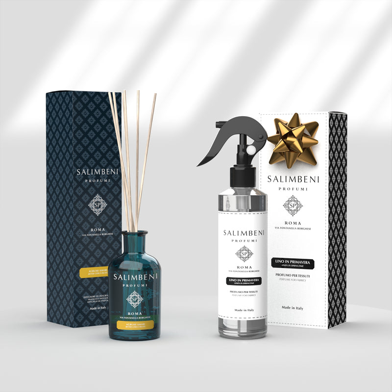 Bittere Citrus 100 ml + 250 ml Textielspray Linnen in de Lente