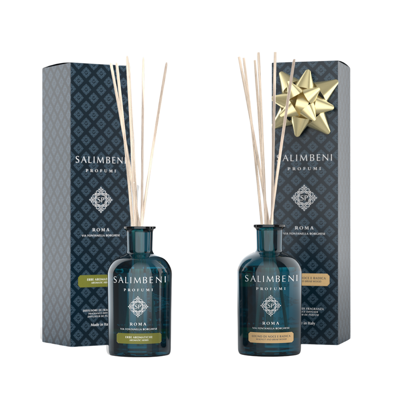 100 ml Aromatische Kruiden Geurstokjes +  100 ml Notenhout en Bruyère Geurstokjes om GRATIS TE PROBEREN