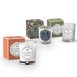 Eindejaarsaanbieding: 190 g Geurkaars Antiek Hout + 190 g Geurkaars 190 g Kruiden van Byzantium + 190 g Geurkaars (GEUR NAAR KEUZE)