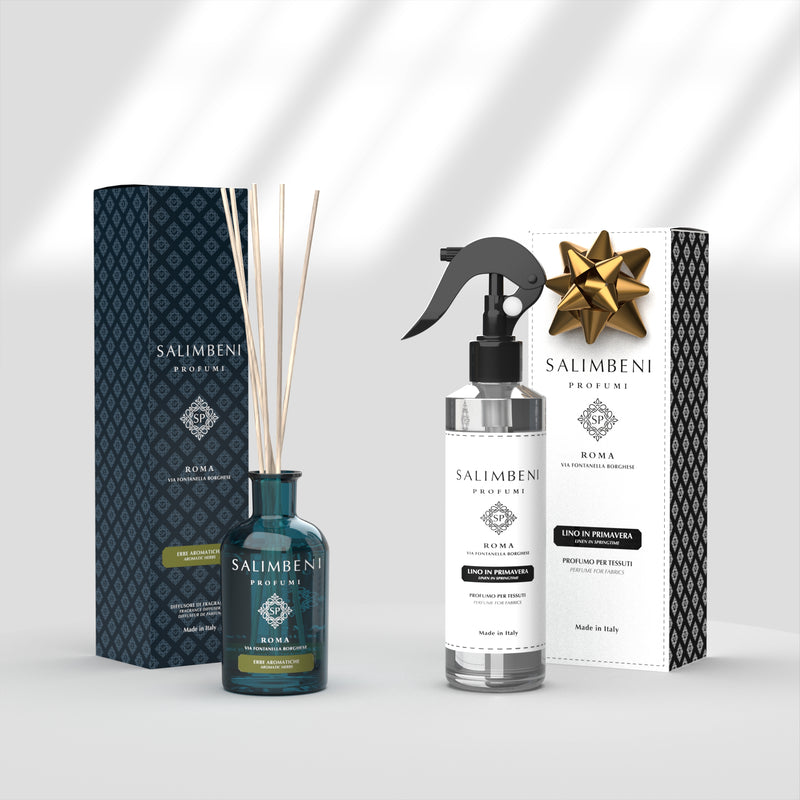 Aromatische Kruiden 100 ml + 250 ml Textielspray Linnen in de Lente