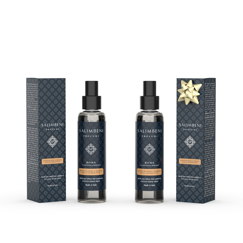 Huisparfum Spray 150 ml Notenhout en Bruyère + Huisparfum Spray 150 ml Notenhout en Bruyère om GRATIS TE PROBEREN