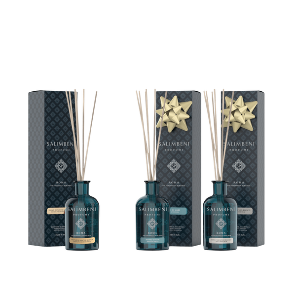 Notenhout en Bruyère 100 ml + Adem Van de Zee 100 ml + Zijde en Witte Muskus 100 ml