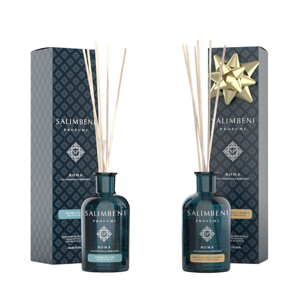 100 ml Adem van de Zee Geurstokjes + 100 ml Notenhout en Bruyère Geurstokjes om GRATIS TE PROBEREN