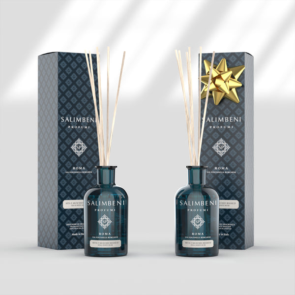 250 ml Zijde en Witte Muskus Geurstokjes + 250 ml Zijde en Witte Muskus Geurstokjes