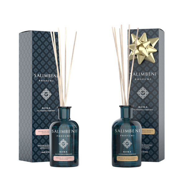 100 ml Taormina Oranjebloesem Geurstokjes + 100 ml Notenhout en Bruyère Geurstokjes om GRATIS TE PROBEREN