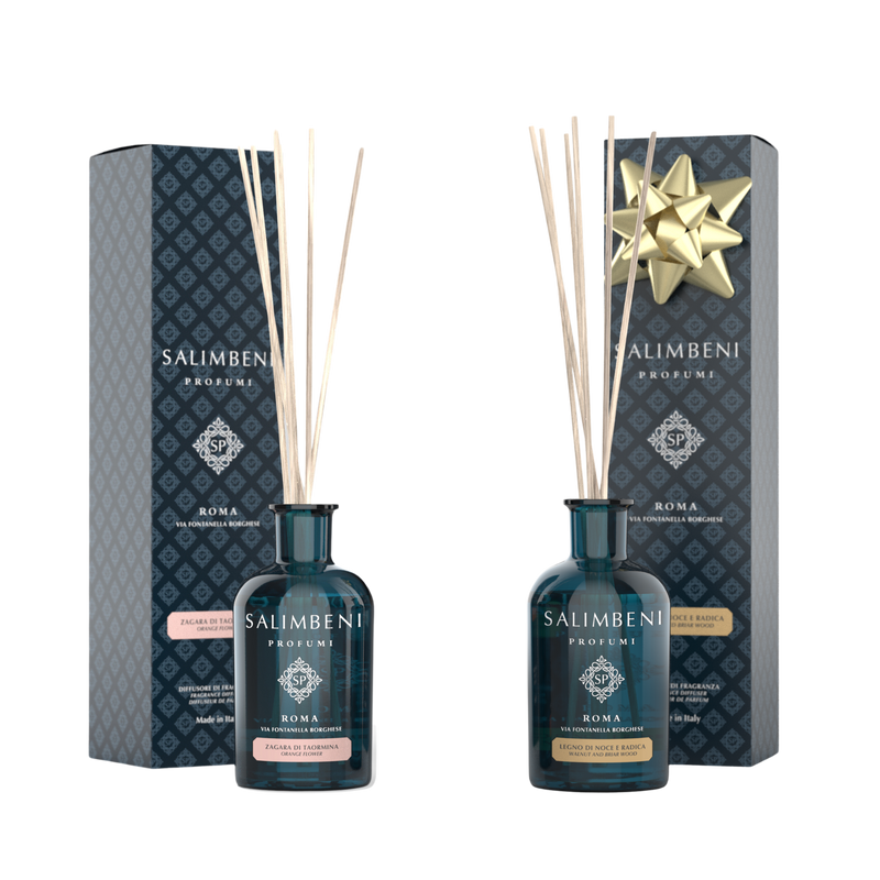 100 ml Taormina Oranjebloesem Geurstokjes + 100 ml Notenhout en Bruyère Geurstokjes om GRATIS TE PROBEREN