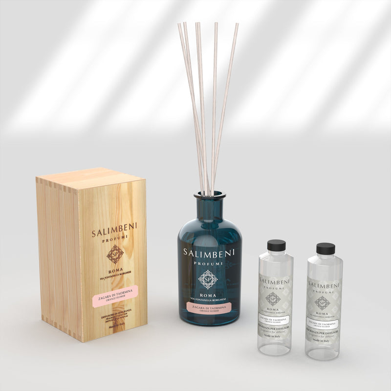 Taormina Oranjebloesem 1000 ml + 2x Navulling - Taormina Oranjebloesem 250 ml
