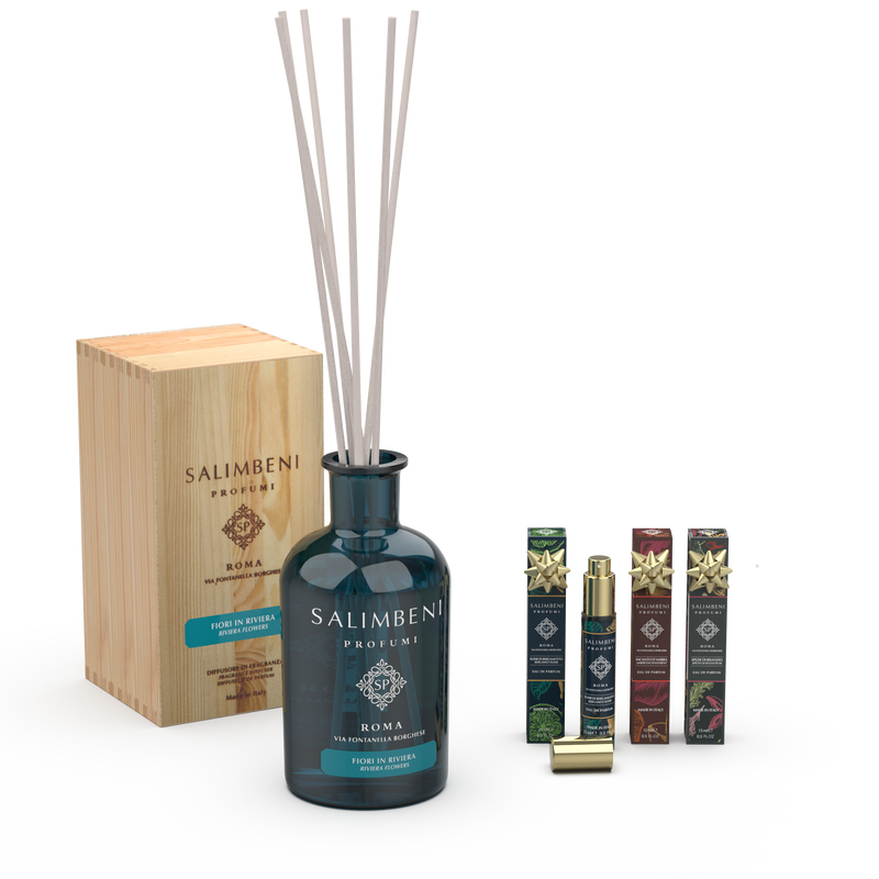 1000 ml Geurstokjes NAAR KEUZE + Drie Reis Eau de Parfums (15 ml Bergamot Elixir + 15 ml Amber Betovering + 15 ml Kruiden van Byzantion)om GRATIS TE PROBEREN