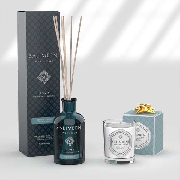 Adem van de Zee 250 ml + Adem van de Zee Geurkaarsen 190g