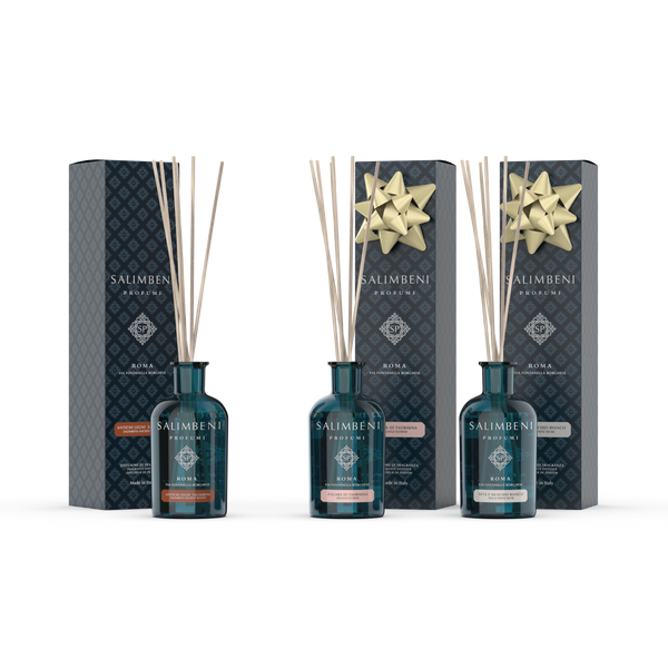 100 ml Salimbeni Antiek Hout + 100 ml Taormina Oranjebloesem om GRATIS TE PROBEREN + 100ml Zijde en Witte Muskus om GRATIS TE PROBEREN