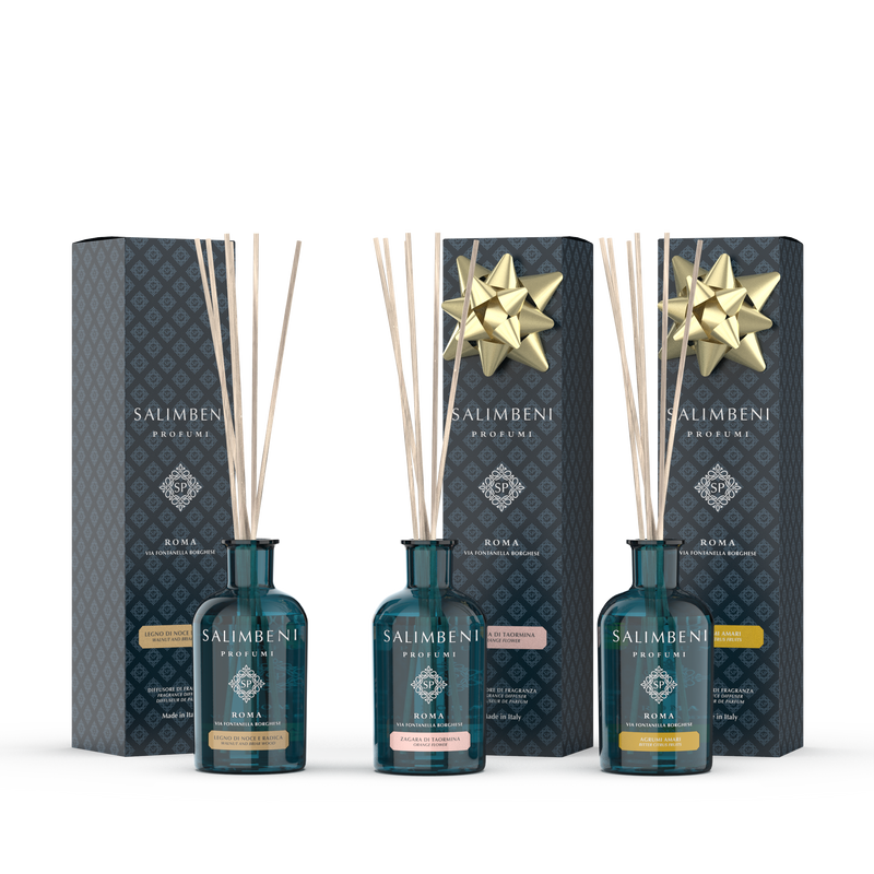 Notenhout en Bruyère 100 ml + Taormina Oranjebloesem 100 ml + Bittere Citrus 100 ml