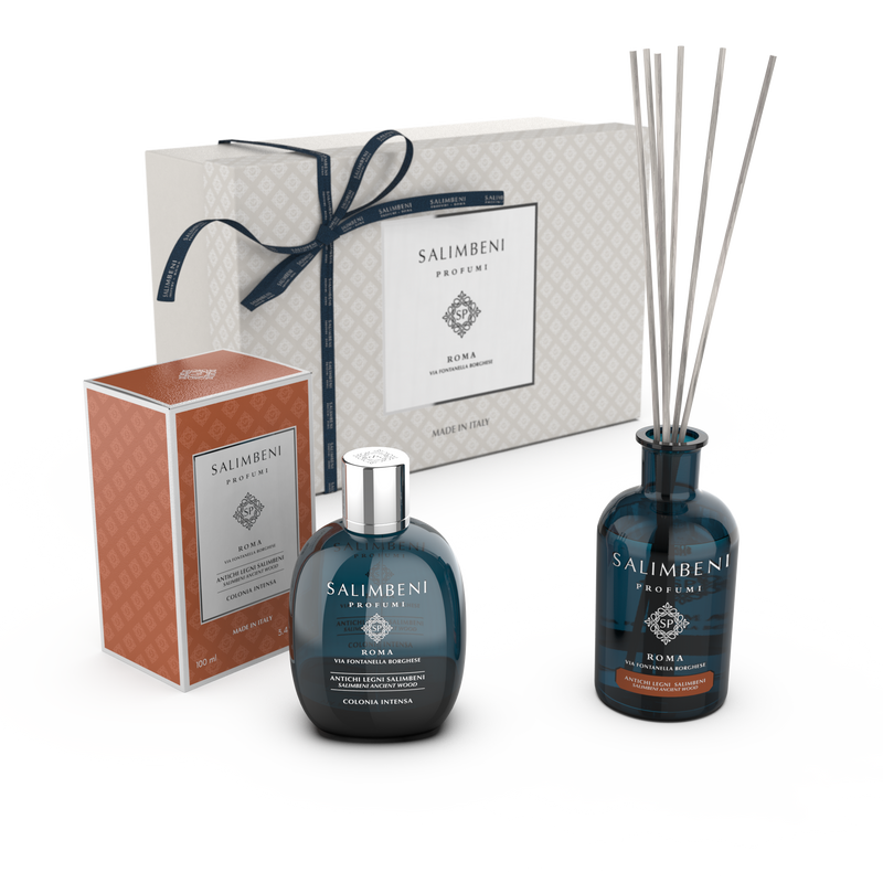 Premium Cadeaupakket  (100 ml Intense Eau de Cologne + 100 ml Geurstokjes + Cadeauverpakking)