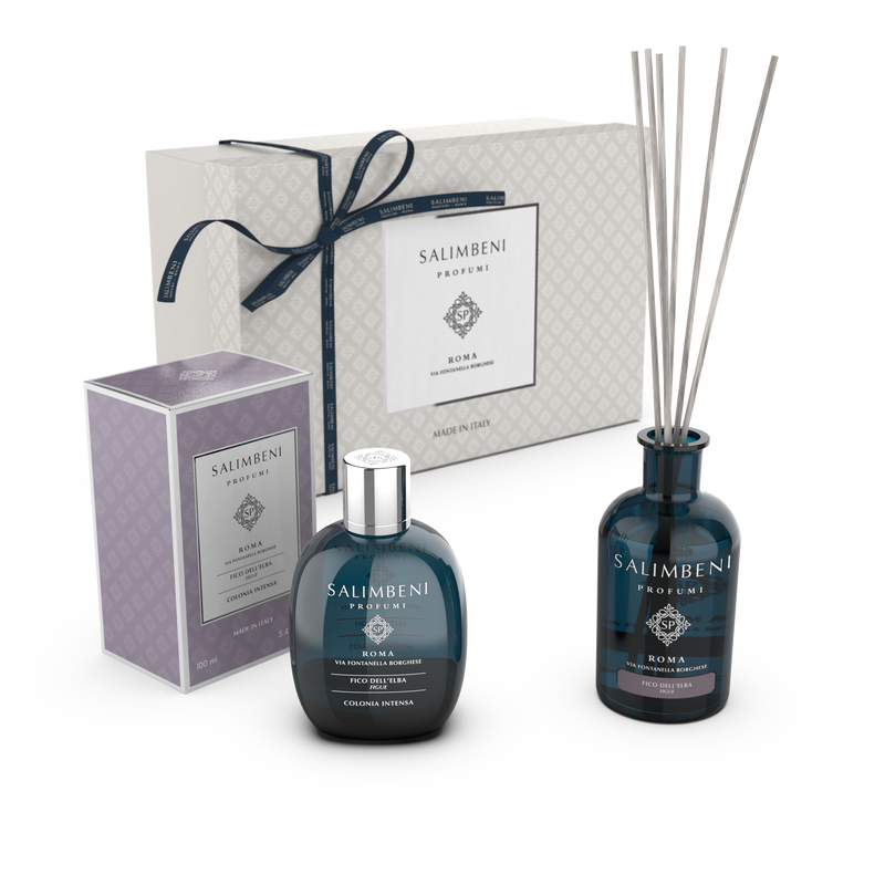 Premium Cadeaupakket  (100 ml Intense Eau de Cologne + 100 ml Geurstokjes + Cadeauverpakking)