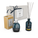 Premium Cadeaupakket  (100 ml Intense Eau de Cologne + 100 ml Geurstokjes + Cadeauverpakking)