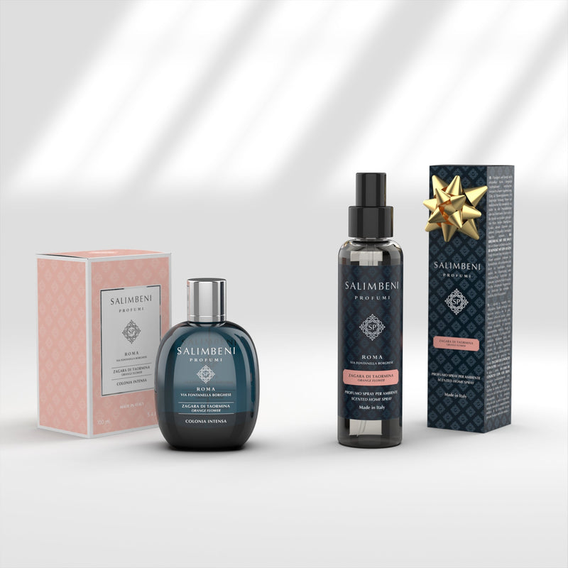 Intense Eau de Cologne 100 ml - Taormina Oranjebloesem + Huisparfum Spray 150ml - Taormina Oranjebloesem