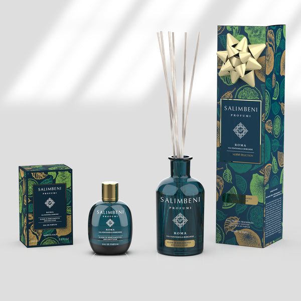 Eau de Parfum 100 ml - Bergamot Elixir + Geurstokjes 250 ml