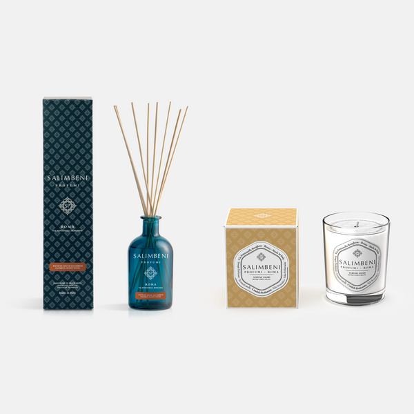 Salimbeni Antiek Hout 250 ml + Geurkaars Bittere Citrus om GRATIS te PROBEREN