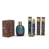 100 ml Eau de Parfum NAAR KEUZE + Drie Reis Eau de Parfums (15 ml Bergamot Elixir + 15 ml Amber Betovering + 15 ml Kruiden van Byzantion) om GRATIS TE PROBEREN