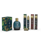 100 ml Eau de Parfum NAAR KEUZE + Drie Reis Eau de Parfums (15 ml Bergamot Elixir + 15 ml Amber Betovering + 15 ml Kruiden van Byzantion) om GRATIS TE PROBEREN