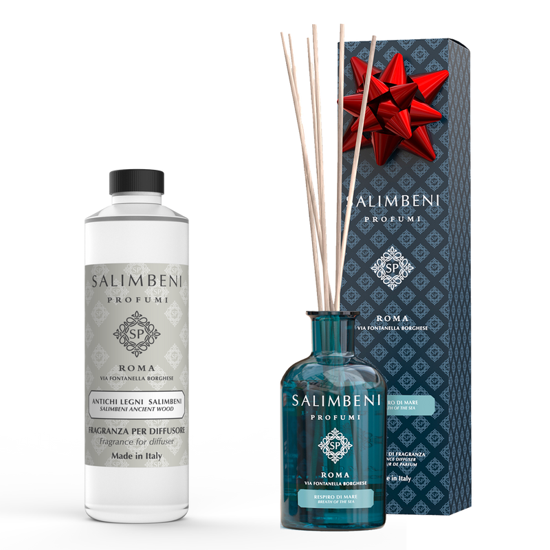 Navulling - Notenhout en Bruyère 250 ml + Adem Van de Zee 100 ml