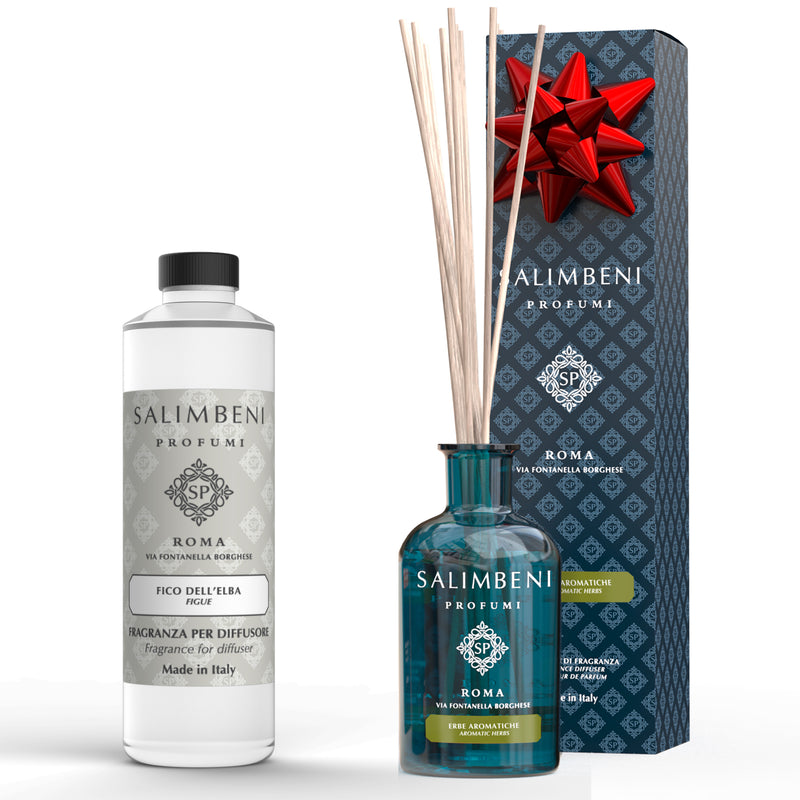 Navulling - Elba Vijg 250 ml + Aromatische Kruiden 100 ml
