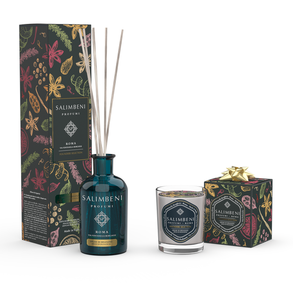 Founders Selection: Kruiden van Byzantion (250 ml Geurstokjes + Geurkaars 190 gr)